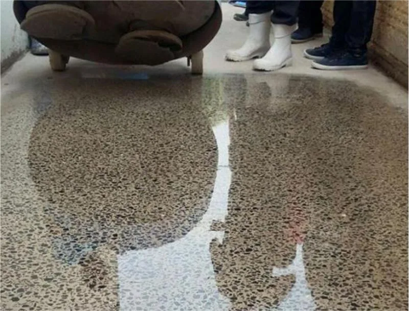 Lapidação de concreto — registro 6